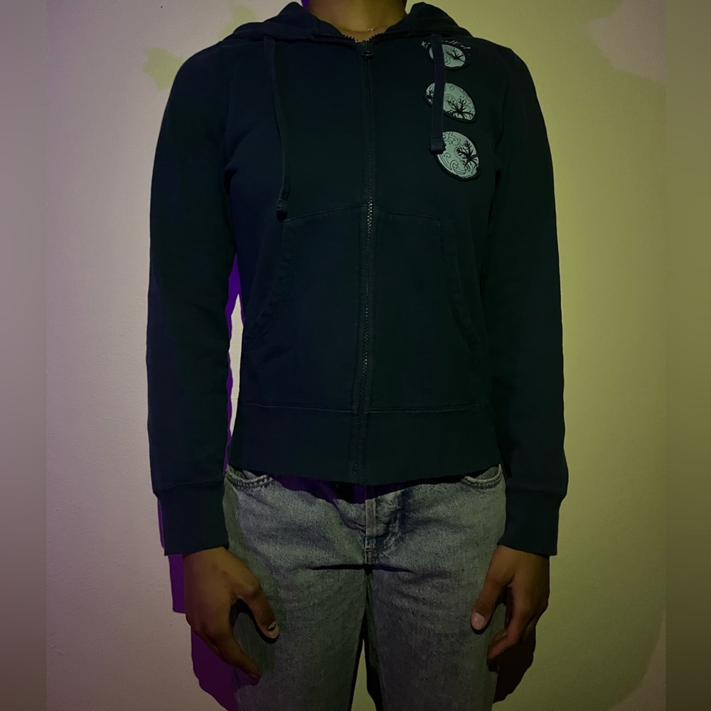 NAVY BLUE ZIP UP